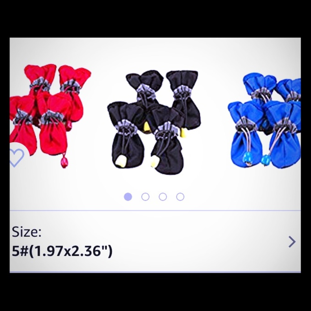 Dog rain shoes